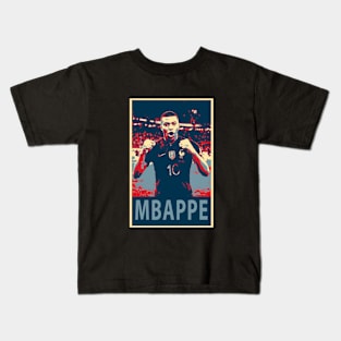 Kylian Mbappe - Hope Poster Kids T-Shirt